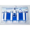Tête de balai aspirante roulette avec brosse