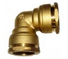 Coude en laiton PE D32