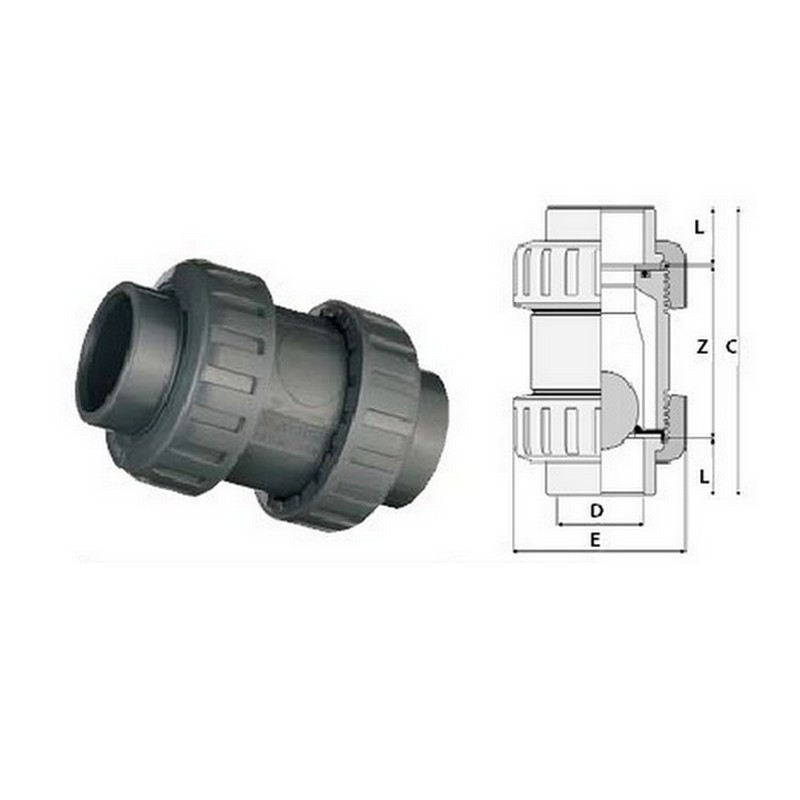 Clapet Anti-retour PVC 32 Mm Pour Piscine Hors Sol – Prévention Du Refoulement, Facile à Installer - 8