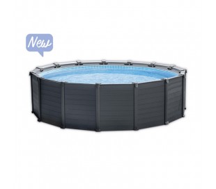 Piscine Hors-Sol Graphite 4,78x1,24M