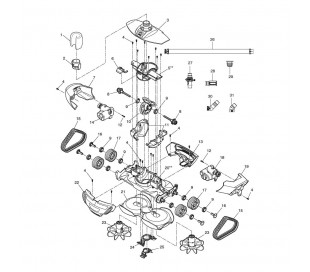 PIECES DETACHEES ROBOT ZODIAC MX8 - MX9