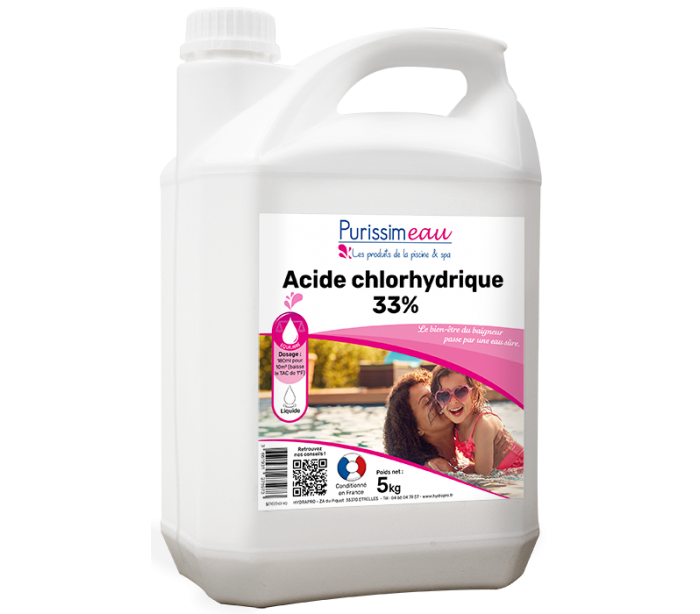Acide Chlorhydrique 23% - Bidon de 5L