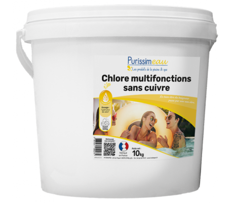 Chlore multi-fonction 500g en 10kg