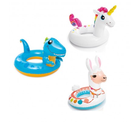 BOUÉE GONFLABLE TÊTE D'ANIMAL INTEX