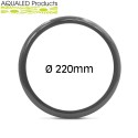 COLLERETTE AQUALED D.220 GRIS ANTHRACITE