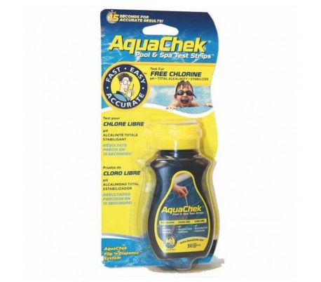 Bandelettes aquachek jaune CL/PH