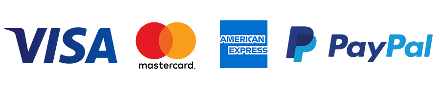 Paiement sécurisé par carte bancaire Visa Mastercard Paypal AmericanExpress